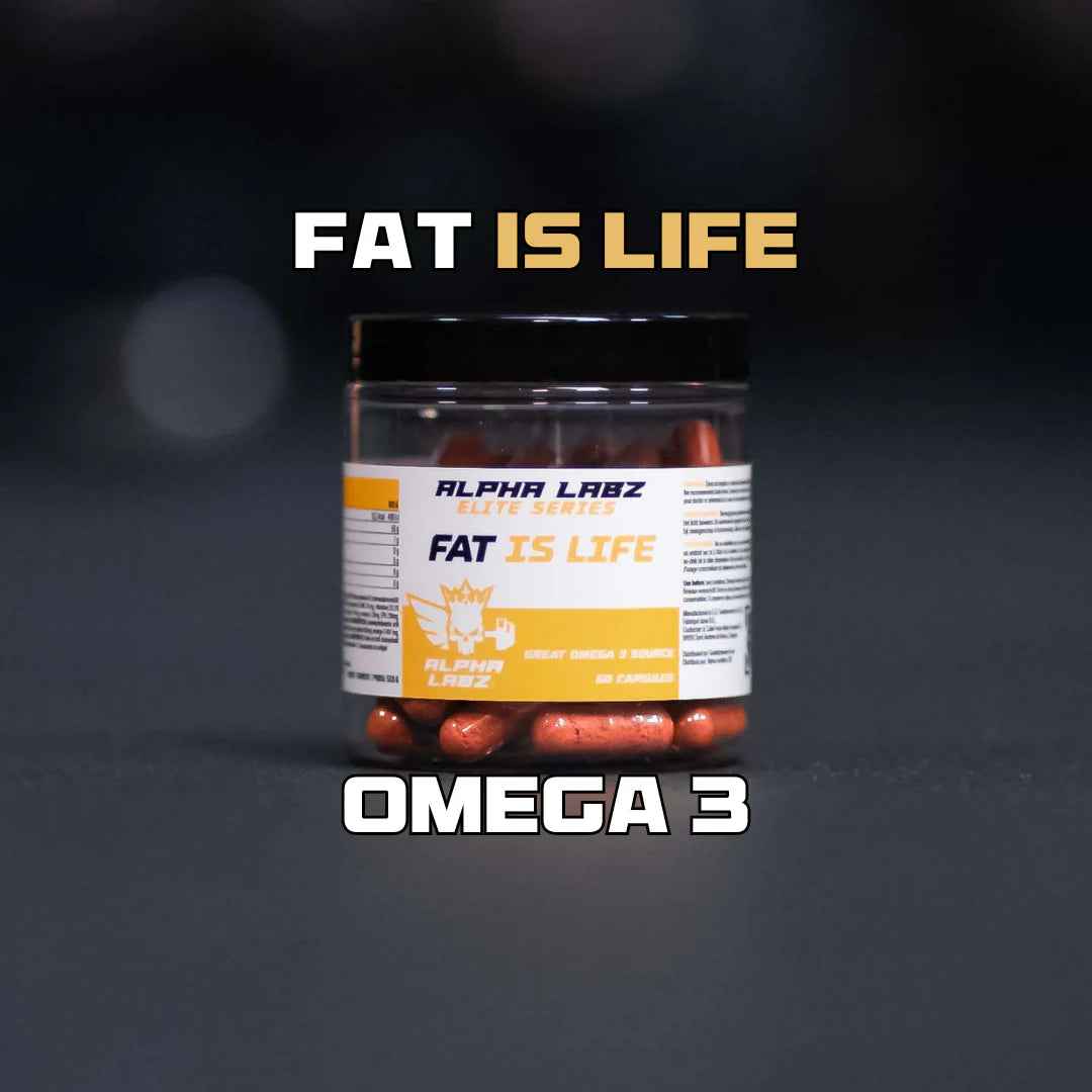 Alpha Labz - Fat Is Life - Omega 3 Huile de Krill Vitamine D3 K2